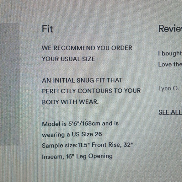 Frame ruler denim - last week in here.  Moving sake.  No low offers. - Picture 6 of 9